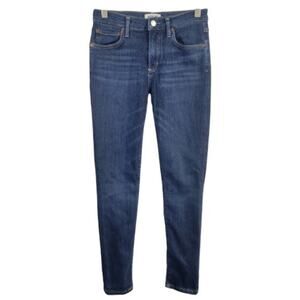 Revolve Agolde Sophie High Rise Skinny Crop Jean Blue Size 26